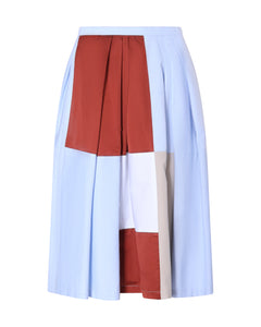 Jupe plisée patchwork JANE - Sakina M'sa