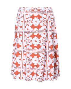 Jupe plissée JANE print chiromani signature - Sakina M'sa