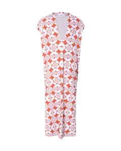 Robe droite longue RONA en print chiromani signature - Sakina M'sa