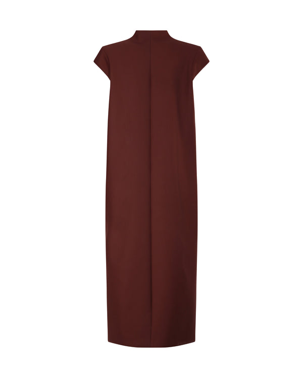 Robe droite longue RONA tissu chevrons - Sakina M'sa