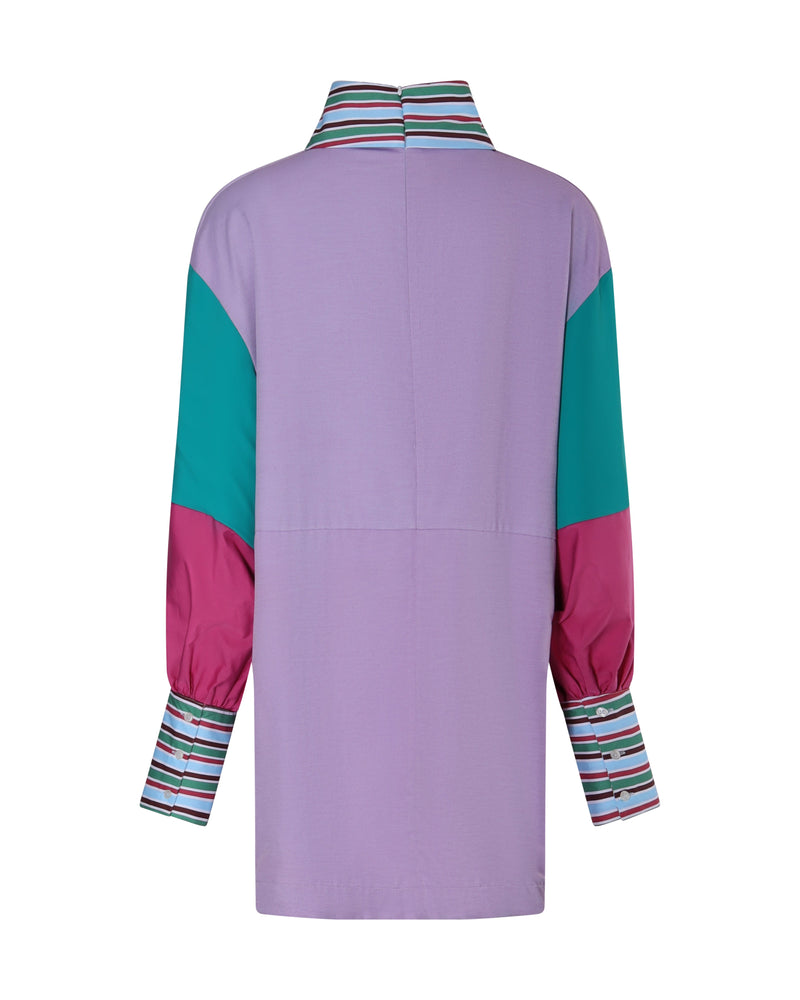 Robe droite patchwork REBECCA - Sakina M'sa