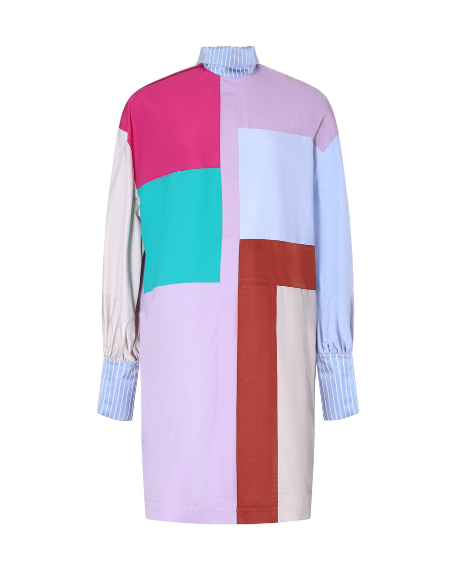 Robe droite patchwork ROMANE - Sakina M'sa