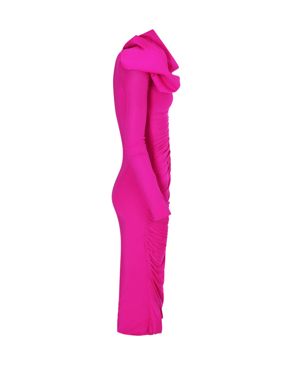 Robe jersey asymétrique RAISSA - Sakina M'sa