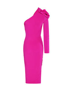 Robe jersey asymétrique RAISSA - Sakina M'sa