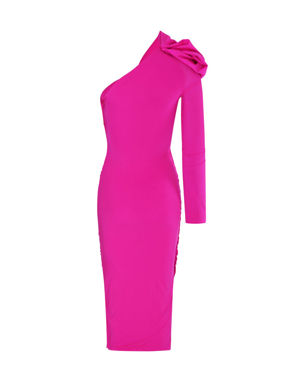 Robe jersey asymétrique RAISSA - Sakina M'sa