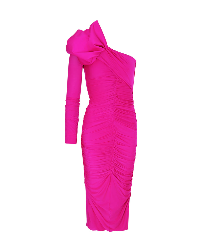 Robe jersey asymétrique RAISSA - Sakina M'sa