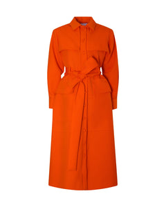 Robe trench RAFAELLA orange - Sakina M'sa
