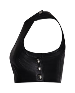 Top TIGA cuir - Sakina M'sa