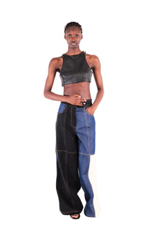 Top TIGA cuir - Sakina M'sa