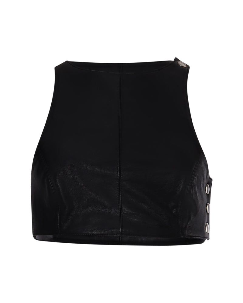 Top TIGA cuir - Sakina M'sa