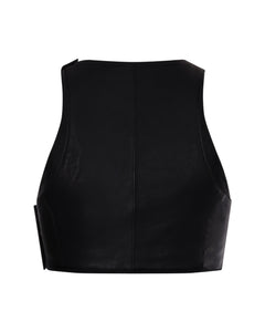 Top TIGA cuir - Sakina M'sa