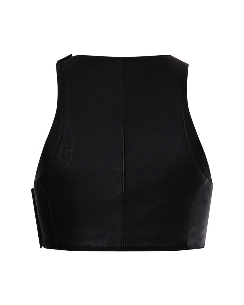 Top TIGA cuir - Sakina M'sa