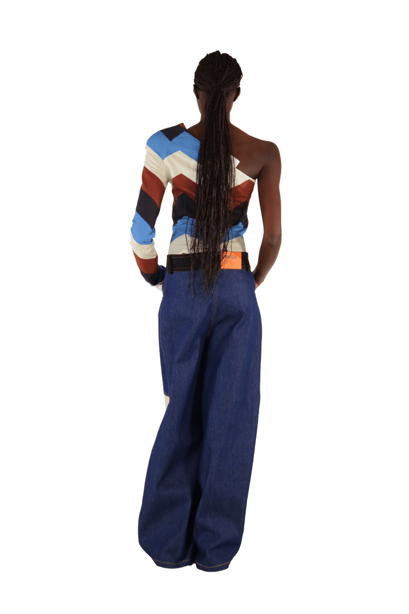 TRASS Multico chevron print - Sakina M'sa