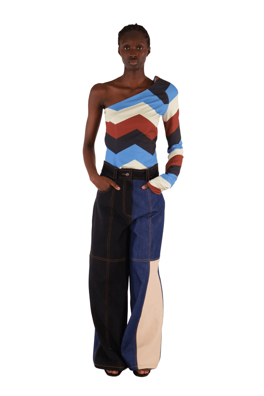 TRASS Multico chevron print - Sakina M'sa