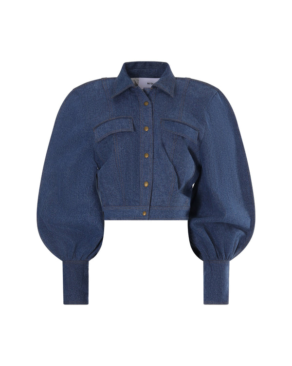 Veste courte VANIA bi - matière - Sakina M'sa