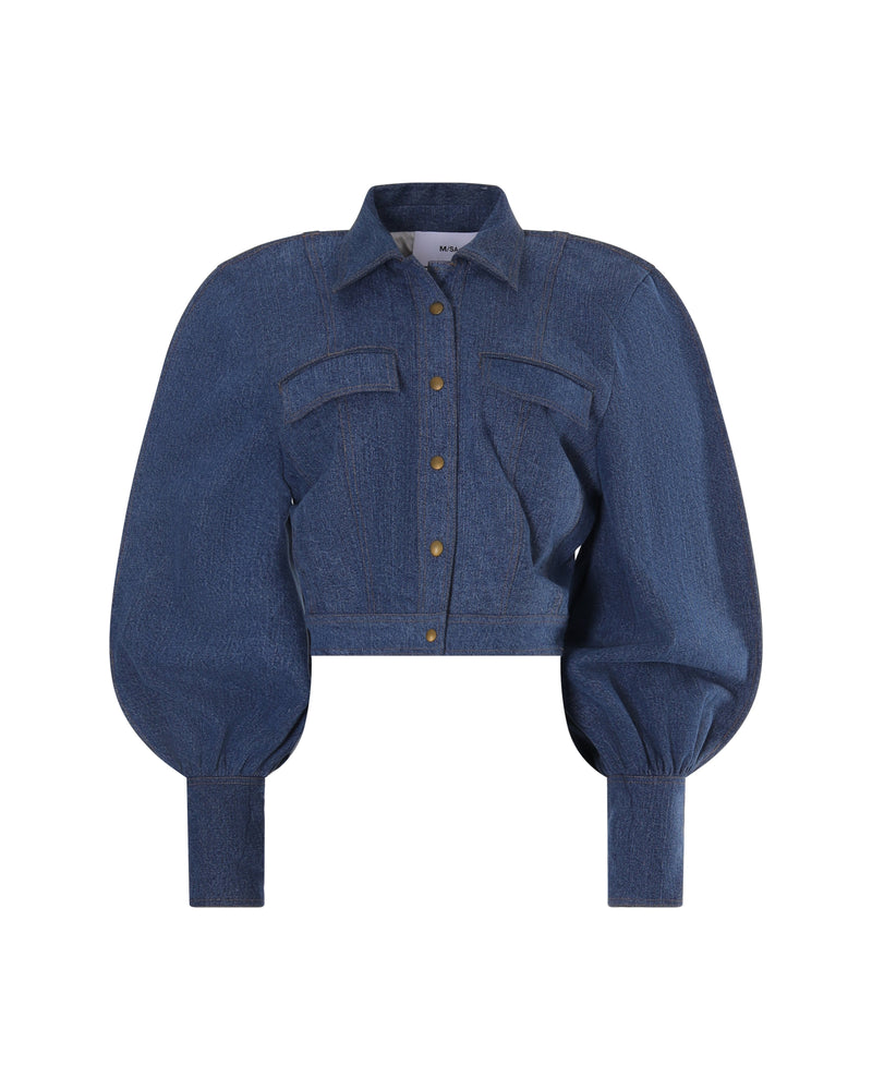 Veste courte VANIA bi - matière - Sakina M'sa