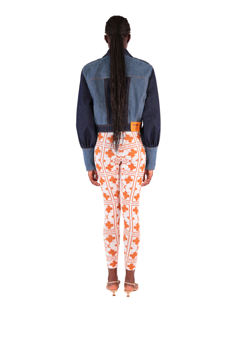 Veste courte VANIA en jean upcyclés - Sakina M'sa