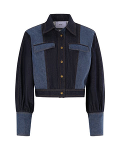 Veste courte VANIA en jean upcyclés - Sakina M'sa