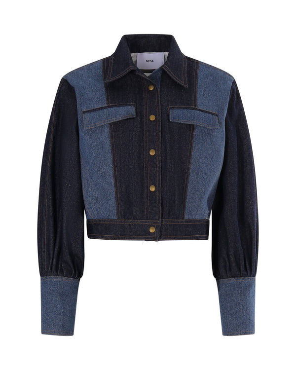 Veste courte VANIA en jean upcyclés - Sakina M'sa